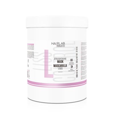 SALERM - Smoothing Hair Mask - Lisos Hair Lab - 1000 ml - Perfect Smoothing for Unruly Hair - With Hydrolyzed Keratin and Coconut Oil - Heat Protector for Hair - Eliminates Frizz