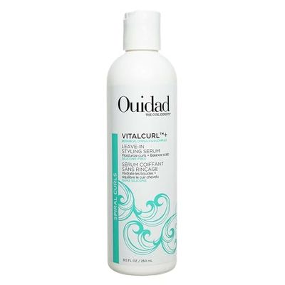 Ouidad VitalCurl Leave In Styling Hair Serum - 8.5 oz, Lightweight Hydrating Serum for Curly Hair Scalp, Multi-Use Air-Dry Styler or Treatment, Restores Strands, Adds Shine, All Curl Types