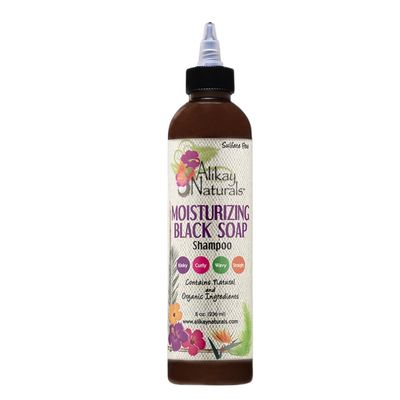 Alikay Naturals Moist Black Soap Shampoo, 8 Ounce