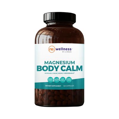 Reignite Wellness by JJ Virgin Magnesium Body Calm Chelated Magnesium Supplement for Energy Production, Sense of Calm Immune Support Magnesium Bisglycinate Chelate Complex 120 Capsules