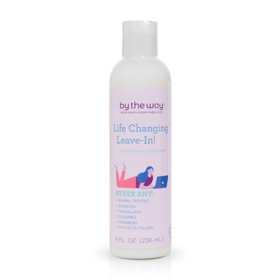 The BTW Co. Life Changing Leave-In Conditioner for All Hair Types: Dramatically Soften,Fight Coarseness,Reduce Frizz,and Add Shine with No Silicone 8oz Cruelty-Free for Color Treated and Natural Hair