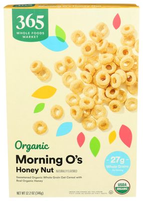 365 by Whole Foods Market, Organic Honey And Nut Morning Os Cereal, 12.2 Ounce