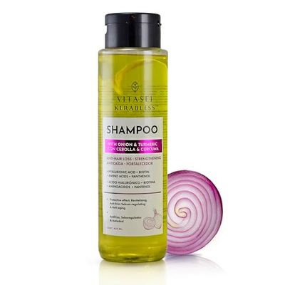VITASEI Shampoo Kerabless With Onion And Tumeric - Hair Revitalizing and Protection