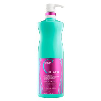 Malibu C ILLUMIN8 Shine Conditioner (33.8 oz) - Concentrate for Hair Shine Manageability - Lightweight, Non-Greasy Hair Conditioner for All Hair Types