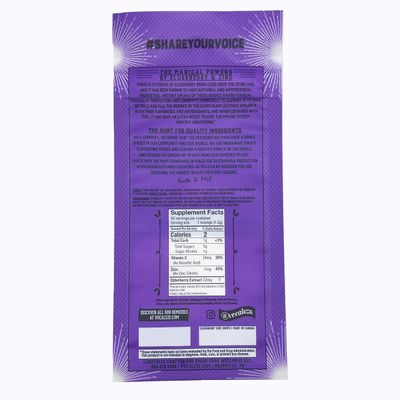Vocal Eze Elderberry Vitamin C, Zinc Cough Drops (90) Lozenges to Relieve Sore, Hoarse, Fatigue, Dryness of Throat Voice Immune Support, Sugar Free (VeganFriendly)