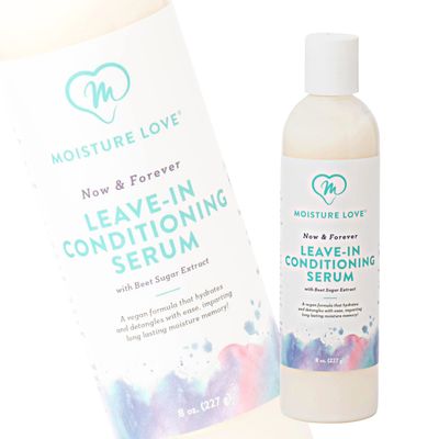 Now Forever Leave-in conditioning serum for curly hair. Hydrates, Softens your Curls. Moisturizes, Detangles your Hair, Anti Frizz. Vegan with All Natural Formula For all Types of Hair. 8oz