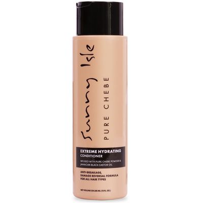 Sunny Isle Pure Chebe Extreme Hydrating Conditioner 12oz Anti-Breakage, Damage Reversal Formula Infused with Pure Chebe Powder Jamaican Black Castor Oil All Hair Types