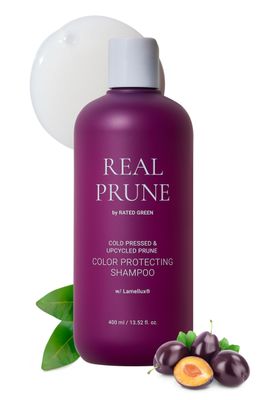 RATED GREEN REAL PRUNE Color Maintaining Shampoo - Moisture Retention Color Shampoo Nourishing Shampoo for Color Hair Hair Color Shampoo Organic Shampoo for Women Men 13.52 Fl. Oz.