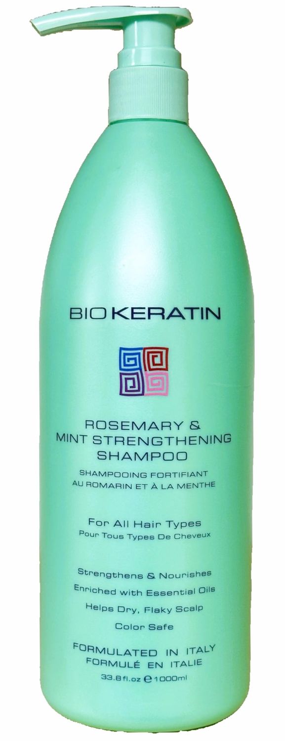 Bio Keratin Rosemary Mint Strengthening Shampoo