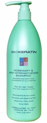 Bio Keratin Rosemary Mint Strengthening Shampoo