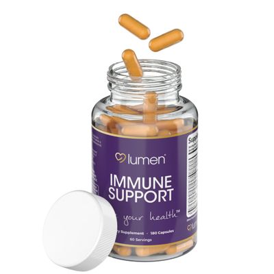 Lumen Naturals Immune Support for Women - with Elderberry, Zinc, Vitamins E, C B6 - 180 Capsules - 60 Servings - Non-GMO, Gluten-Free, and Vegan-Friendly