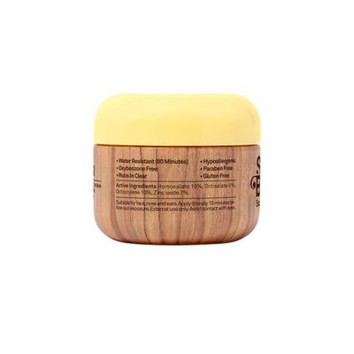 Sun Bum SPF 50 Face Cream Sunscreen with Zinc Oxide - Broad Spectrum Moisturizing Facial Sunscreen with Vitamin E - Hawaii 104 Act Compliant (Without Octinoxate Oxybenzone) - Travel Friendly - 1 oz