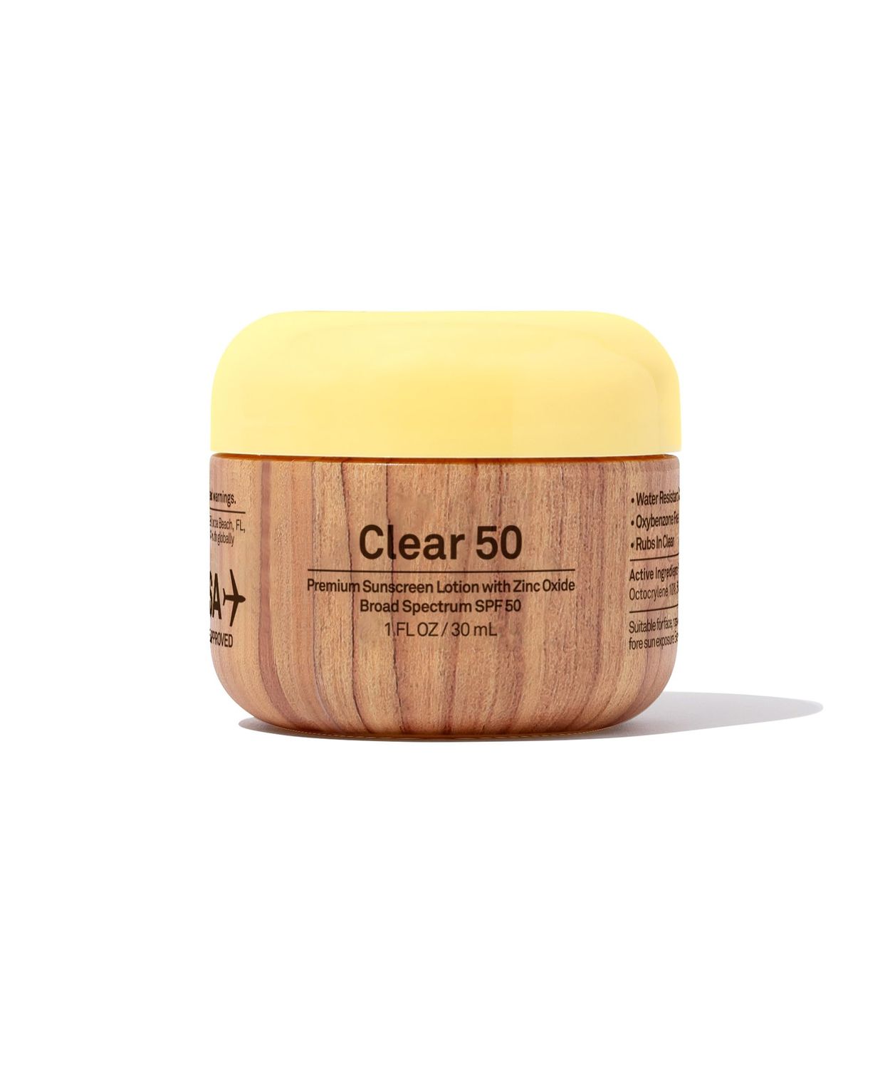 Sun Bum SPF 50 Face Cream Sunscreen with Zinc Oxide - Broad Spectrum Moisturizing Facial Sunscreen with Vitamin E - Hawaii 104 Act Compliant (Without Octinoxate Oxybenzone) - Travel Friendly - 1 oz