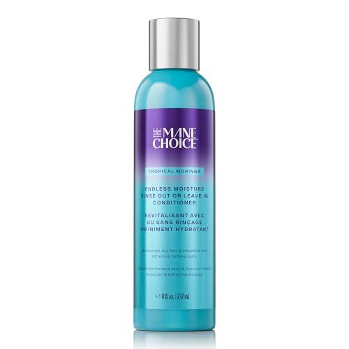 The Mane Choice Tropical Moringa Sweet Oil Honey Endless Moisture Rinse Out or Leave In Conditioner, Detangles, Softens Nourishes Dry, Brittle Hair, Helps Reduce Breakage Smooth Frizz, 8 Oz