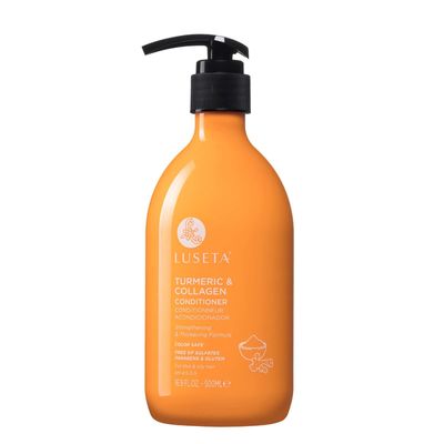 Luseta Turmeric Collagen Conditioner Strengthening Thickenig Conditioner for Thin and Oily Hair, Nourish Scalp for Stronger Hair,for Men Women, Sulfate Free