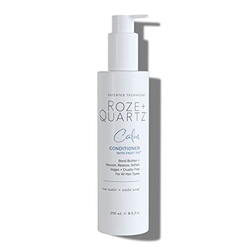 Roze Quartz Calm Conditioner (8.5 Ounce 250ml) with Facet Fix Bond Builder