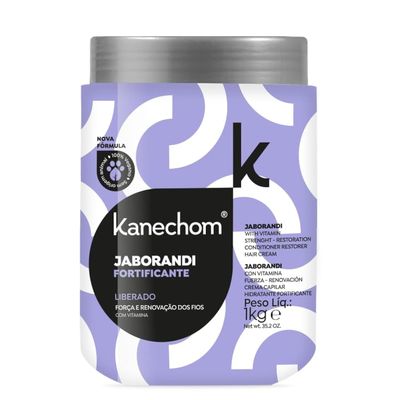 kanechom - Linha Classicos - Creme Condicionante Fortificante Jaborandi 1 Kg - (Classic Collection - Jaborandi Strengthening Conditioner Net 35.27 Oz)