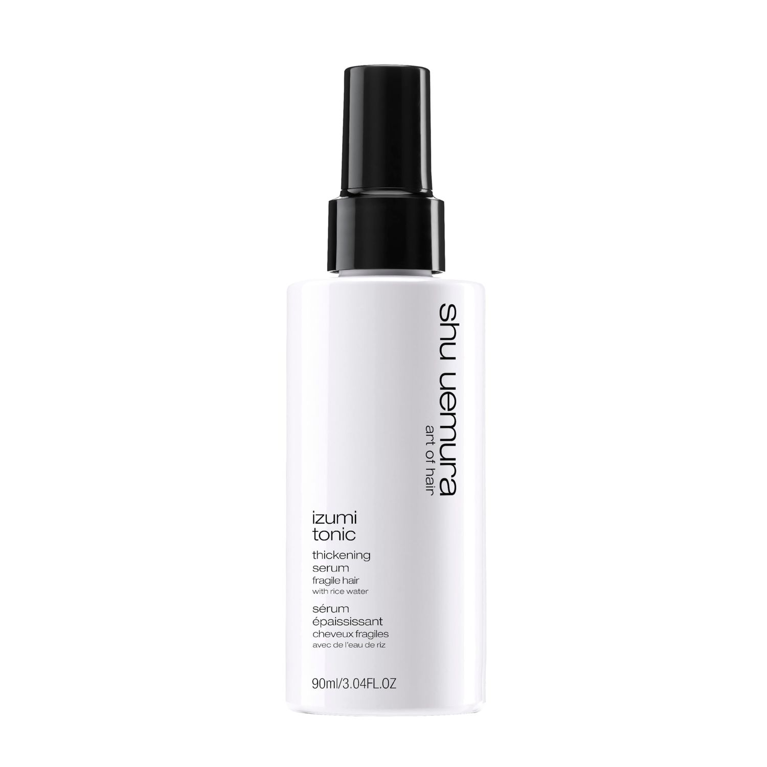 Shu Uemura Izumi Tonic Strengthening Thickening Rice Water Hair Serum Hydrates Repairs Damaged Hair Softens, Smooths, and Adds Shine With Japanese Rice Water For All Types of Fragile Hair