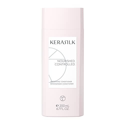 KERASILK Smoothing Conditioner Intensively Nourishes Conditions Tames Frizz Smooths Strands For Coarse, Frizzy, Unruly Hair Improves Manageability for All Hair Types Textures 200ml