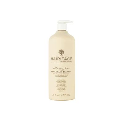 Hairitage Gentle Daily Hydrating and Moisturizing Shampoo For Dry Hair with Jojoba Oil Aloe Vera - Ultra-Mild Moisture-Rich - Improves Dry, Brittle Strands, 21 fl. oz.