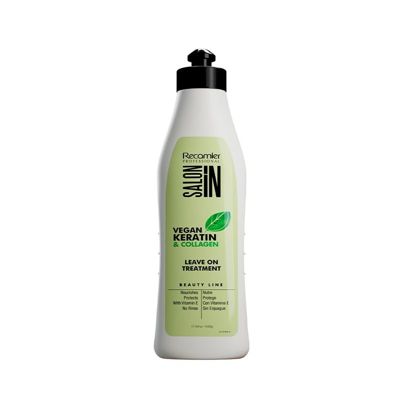 RECAMIER PROFESSIONAL SALON IN Vegan Keratin Collagen Hair Leave On Treatment 17.6oz.