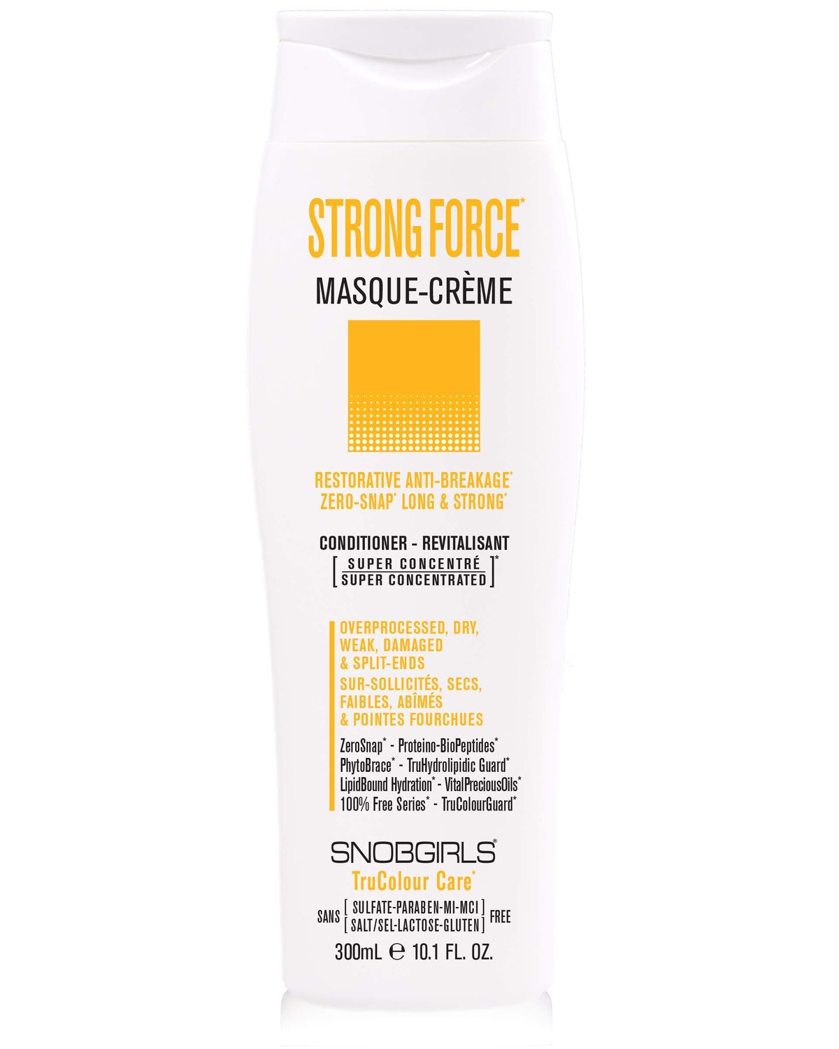 SNOBGIRLS STRONGFORCE Hair Repair Split End repair Vegan Deep Conditioner 1 Minute Hair Mask. Hydrating Detangling Conditioner with argan oil hair vitamins for Dry Damaged Hair