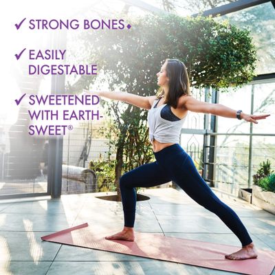 Bluebonnet Nutrition Calcium Magnesium Plus Vitamin D3 Earthsweet, Bone Health Muscle Relaxation, Soy-Free, Gluten-Free, Kosher Certified, Dairy-Free, 90 Vanilla Flavored Chewable Tablets