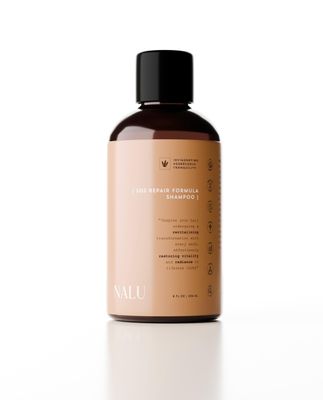 NALU Organic SOS Repair Formula Shampoo. For Locks in Need of Urgent Care. Enriched with Organic Botanical Hydrosols, Protein Complex Essential Vitamins. All Hair Types, 8 Fl Oz.