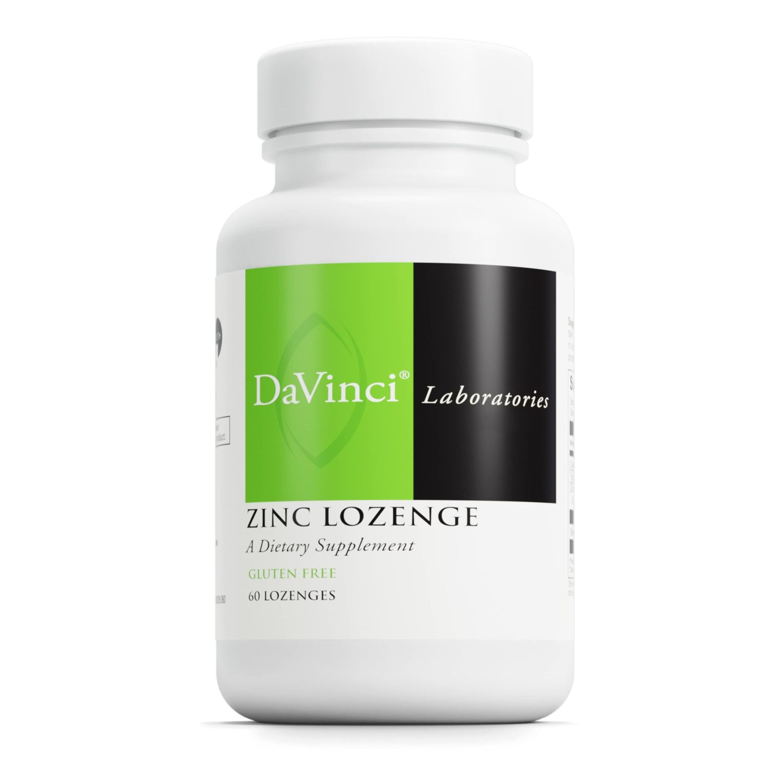 DaVinci Labs Zinc Lozenge - Dietary Supplement to Support Fertility, Immunity, Joint Health and Skin - with 23 mg Zinc per Serving - Gluten-Free - Lemon Flavor - 60 Lozenges