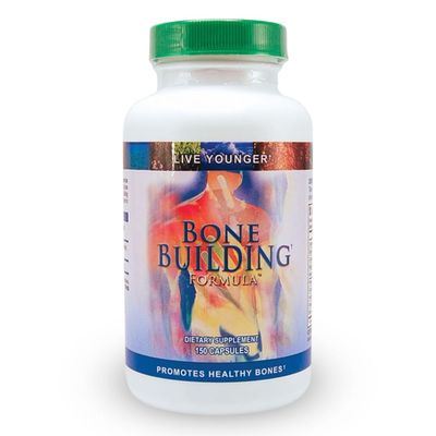 Youngevity Bone Building Formula - Calcium, Magnesium, D3, Biotin, Glucosamine HCl for Bone Health, and Density - Essential CoFactors: Trace Minerals, Boron, Horestail Herb, Rosehips (150 Caps)