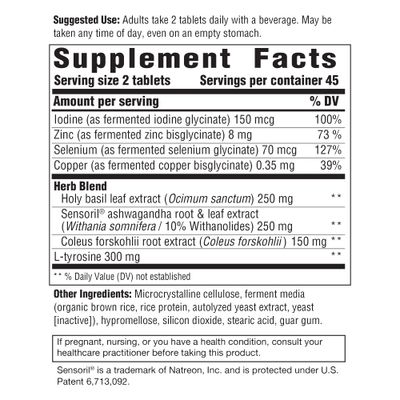 INNATE Response Formulas Thyroid Response Complete Care - Made With Ashwagandha - Maintains Optimal Thyroid Balance and Function - Vegetarian, Gluten-Free, Non-GMO - 90 tablets (45 Servings)