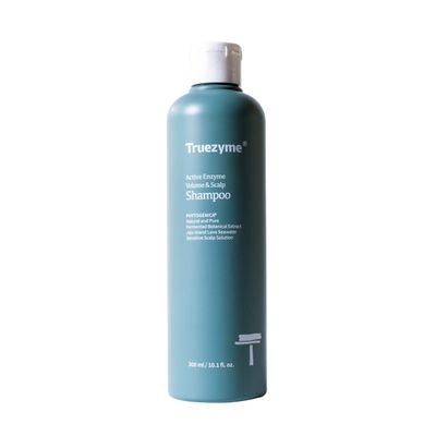 truezyme Active Enzyme Volume Scalp Shampoo 300ml I 10.14 fl.oz. I Korean Premium Scalp care with Fermented Botanical Extract No Chemicals or Toxins
