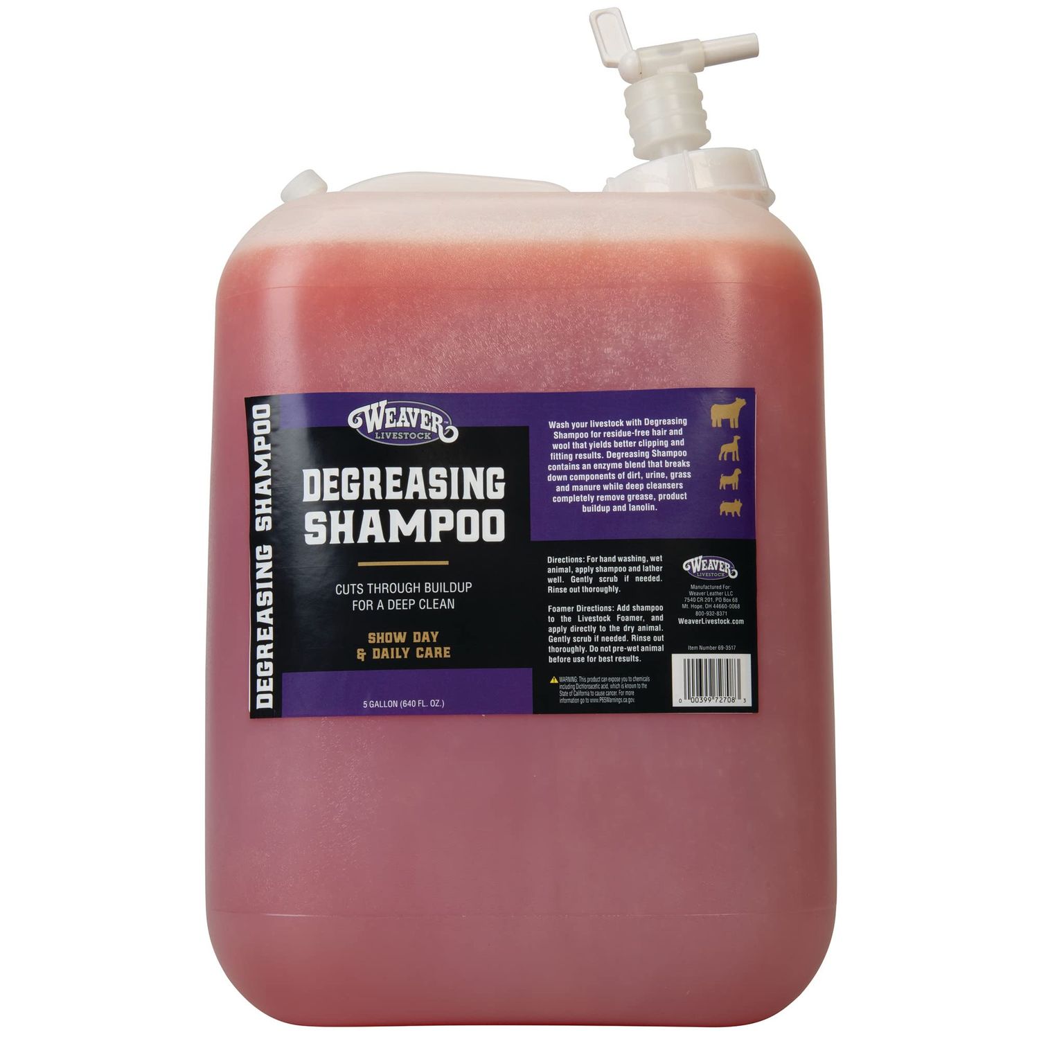 DEGREASING Shampoo, 5 GA