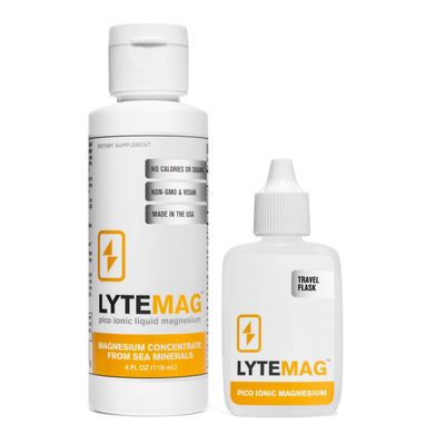 LYTEmag Liquid Magnesium Supplement - 60 Servings - Pico Ionic Magnesium Concentrate from Natural Sea Salt for Sleep Support, Muscle Recovery, Leg Cramps - Sugar Free, Vegan, Keto Friendly, Kosher