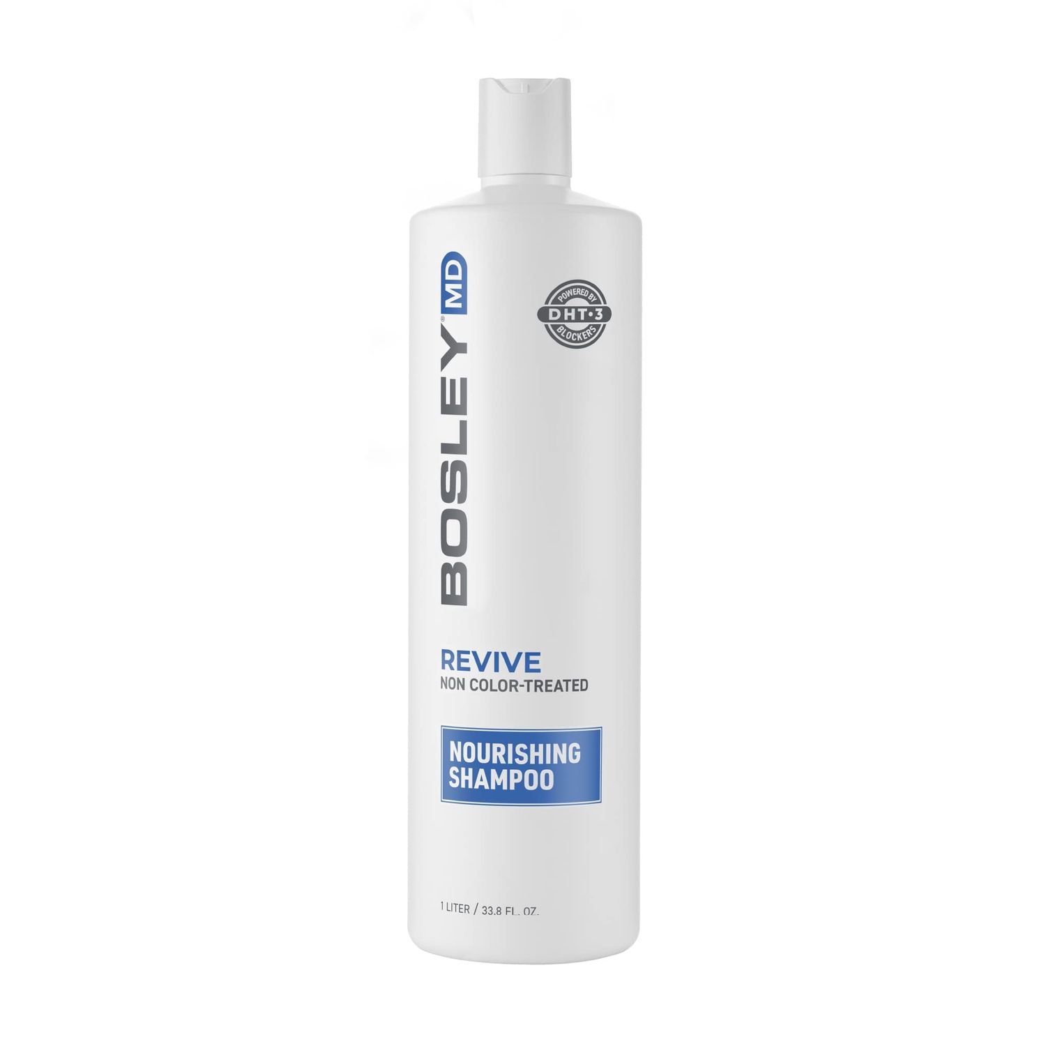 BosRevive Nourishing Shampoo for Noticeably Thinning, Non Color-Treated Hair - Helps Restore Thinning Hair Remove DHT, Product Pollution Build-Up, Boosts Scalp Circulation, Sulfate-Free 33.8 Fl Oz