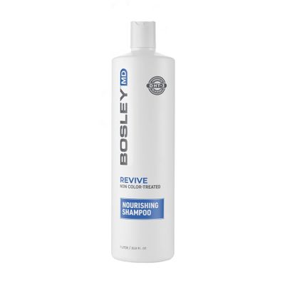 BosRevive Nourishing Shampoo for Noticeably Thinning, Non Color-Treated Hair - Helps Restore Thinning Hair Remove DHT, Product Pollution Build-Up, Boosts Scalp Circulation, Sulfate-Free 33.8 Fl Oz