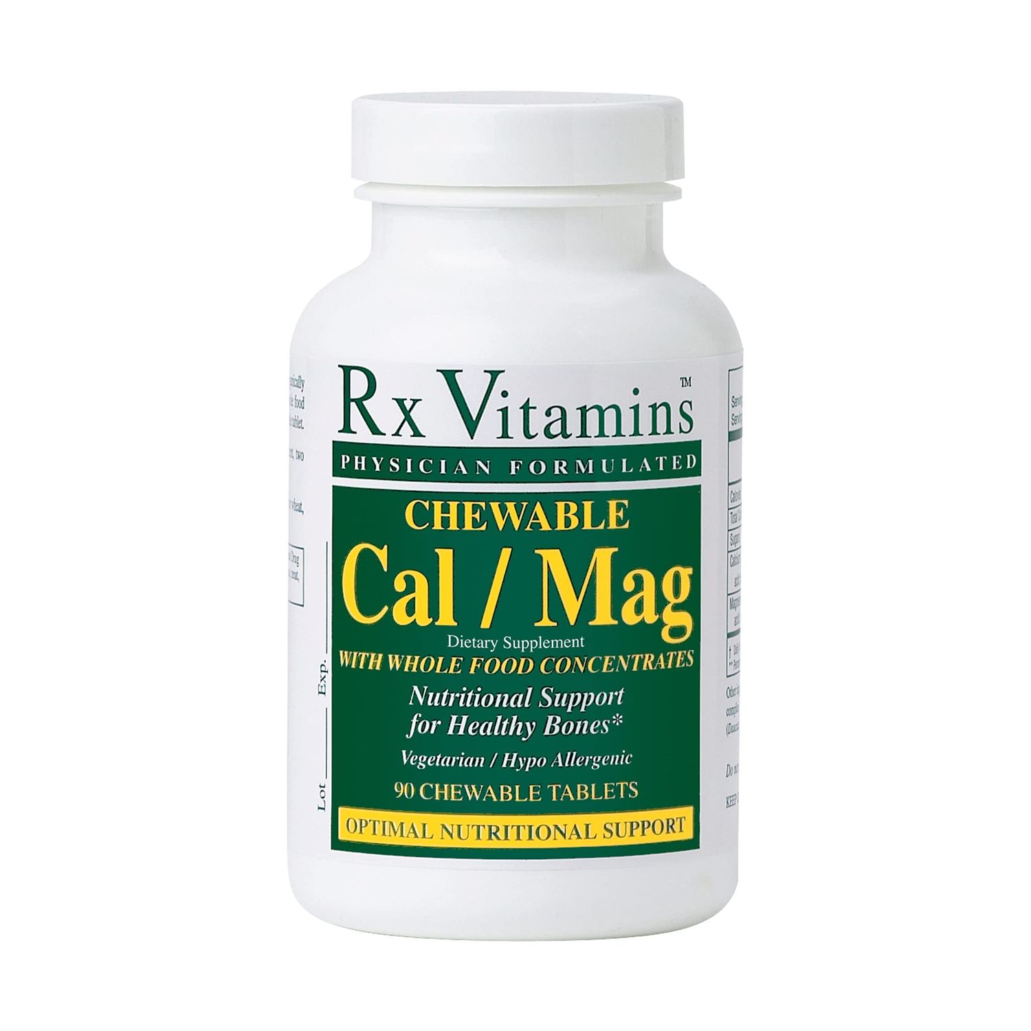 Rx Vitamins Chewable CalciumMagnesium Tablets, 90 Count