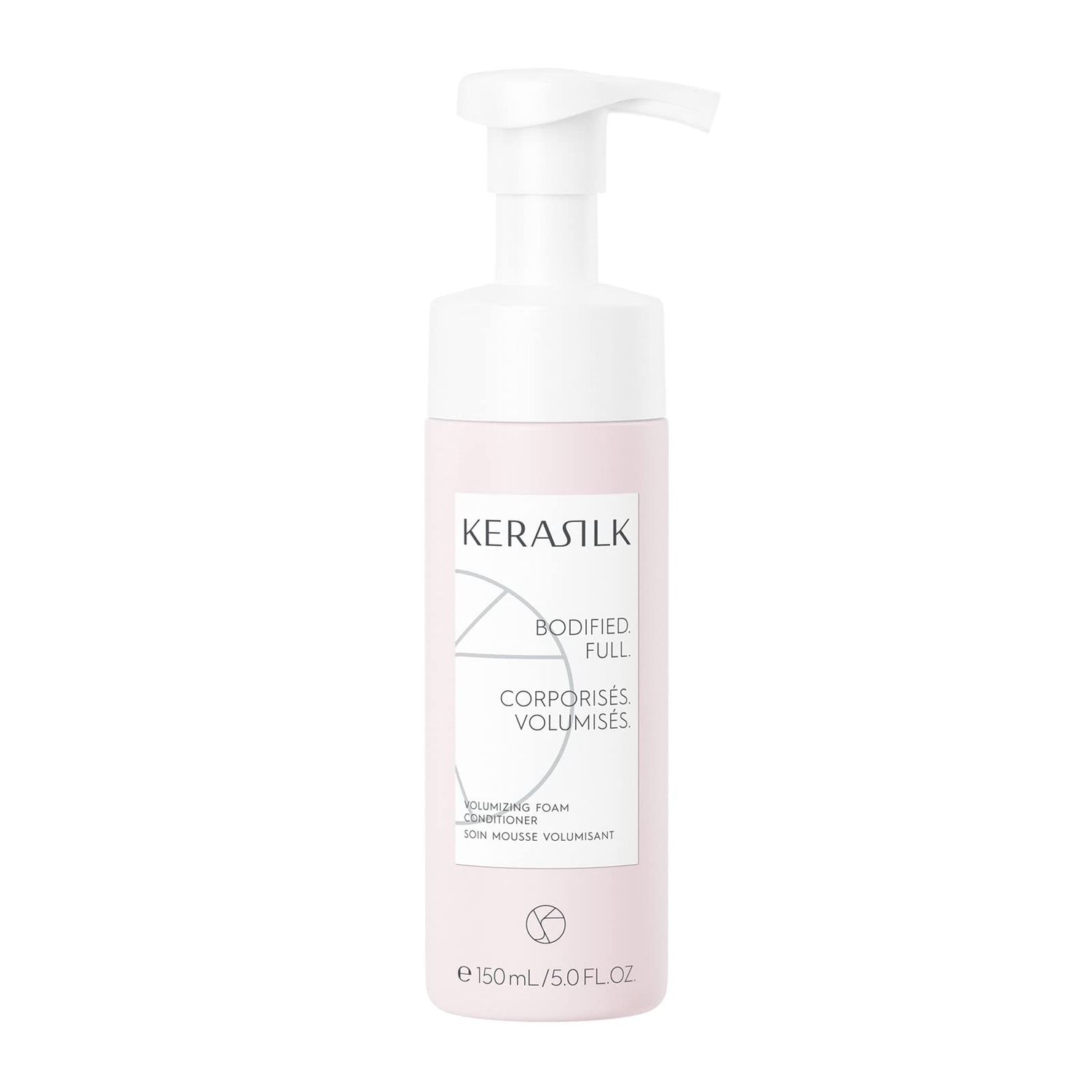 KERASILK Volumizing Foam Conditioner Provides Weightless Hydration Enhances Volume Detangles For Fine, Limp, Flat Hair 150ml