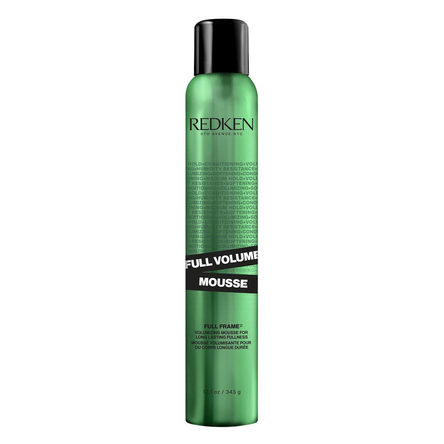 Redken Full Volume Mousse For All Hair Types Volumizing Hair Mousse Adds Maximum Body Lift to Lengths and Ends Moisturizes Hair and Protects Against Heat Damage Medium Control 12oz