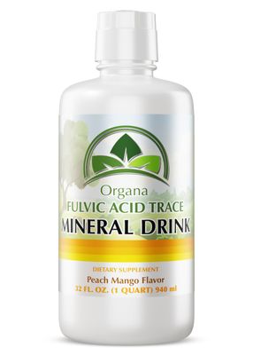 Organa Trace Minerals - Liquid Colloidal Minerals Supplements - Plant Derived for Maximum Absorption - Colloidal Minerals Liquid for Wellness - 32 Ounces