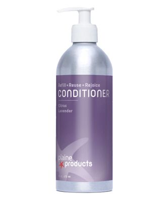 Plaine Products Eco-Friendly Conditioner - Citrus Lavender - Sulfate Free, 16 oz (Refillable Bottle with Pump)