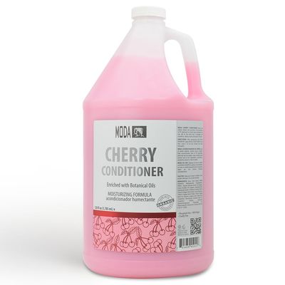 Moda - Moisturizing Conditioner for all Hair Types, Cherry, 128 Oz, Professional - Strengthens, Moisturizes, Leaves Hair Soft and Shiny, Adds Volume, Protects Color and Restore
