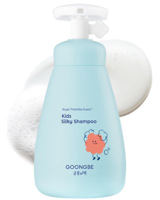 GOONGBE Kids&#39; Silky Shampoo - Korean Kids Hair Softening Shampoo - Shiny and Glossy Hair for Weak, Frizzy and Tangle Prone Hair - Low pH Silicone-Free Formula - Allergen Free Scent, 10.1 fl.oz.