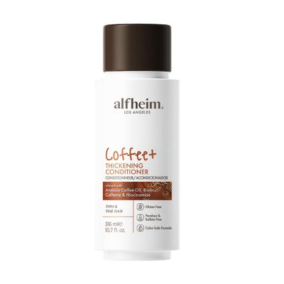 ALFHEIM Coffee Thickening Conditioner Caffeine Biotin for Fine Thinning Hair Volumizing Strengthening Hair Conditioner Sulfate-Free, Color-Safe 10.7 fl.oz