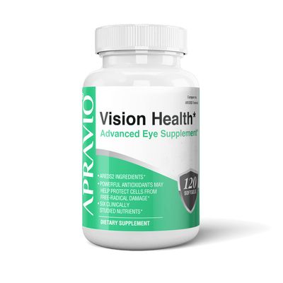 APRAVIO Vision Health Advanced Eye Supplement, AREDS2 Eye Vitamins wVitamin C, Vitamin E, Zinc, Copper, Lutein, Zeaxanthin, Antioxidants for Eye Health Eye Protection, 120ct