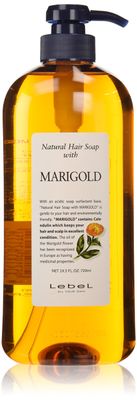 Lebel Cosmetics Shampoo Natural Hair Soap with Marigold Shampoo 720ml (Japan Import)