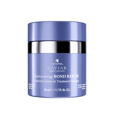 Alterna Haircare CAVIAR Anti-Aging Restructuring Bond Repair Intensive Leave-In Treatment Masque 1.7oz Repairs, Strengthens and Protects Damaged Hair