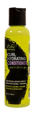 Esha Girl Natural - Curl Hydrating Conditioner - Moisturize 3C 4C Curls with Coconut Rosemary Oils, Biotin - Tropical Fruit Scent (4 Oz.)