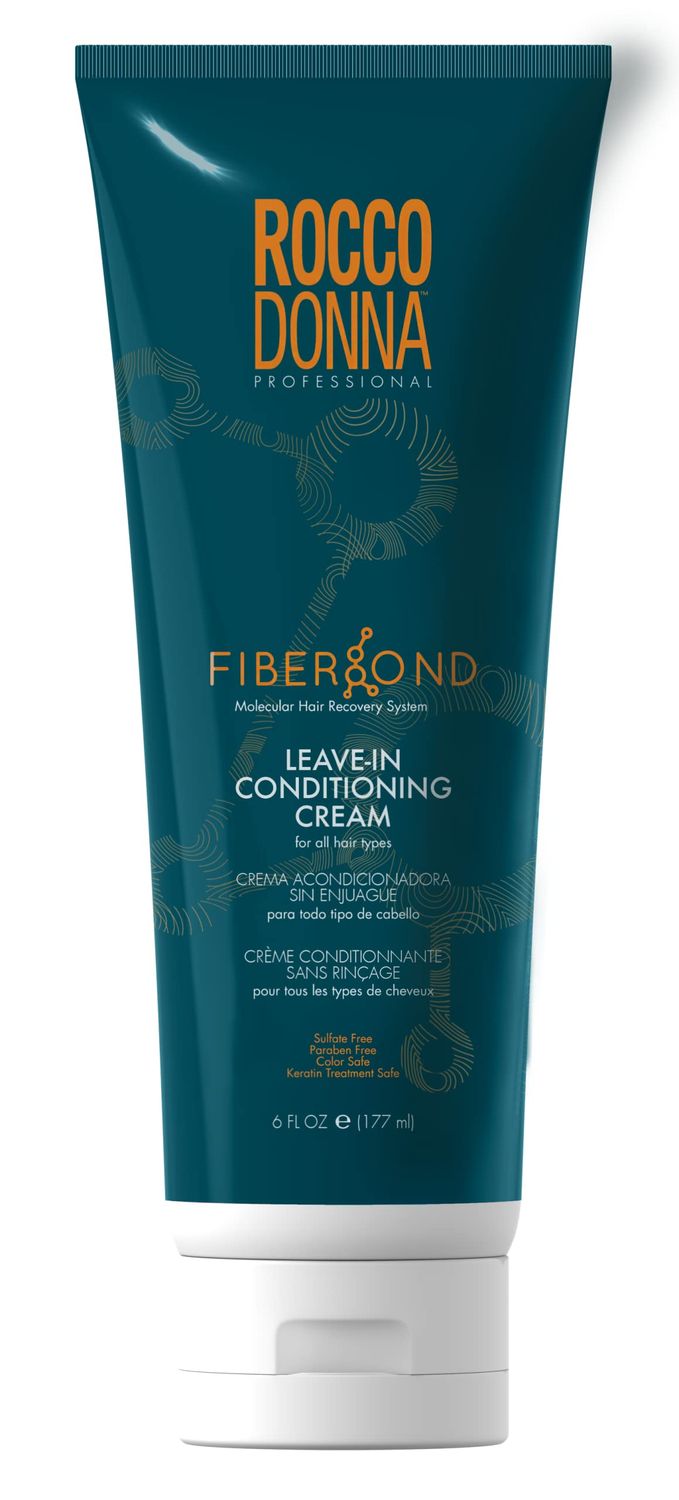 Rocco Donna Fiberbond Leave-in Conditioning Cream Molecular Hair Recovery System 6 oz.