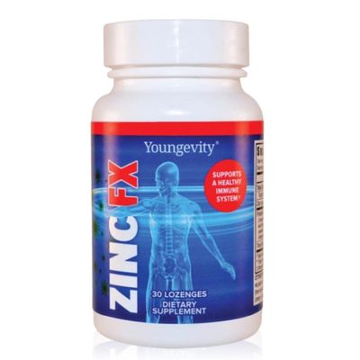 Youngevity Zinc Fx - Zinc Trace Minerals Elderberry Astragalus - Immune Support Chewable - Highly Absorbable - Delicious - 30 Count (Pack of 1)